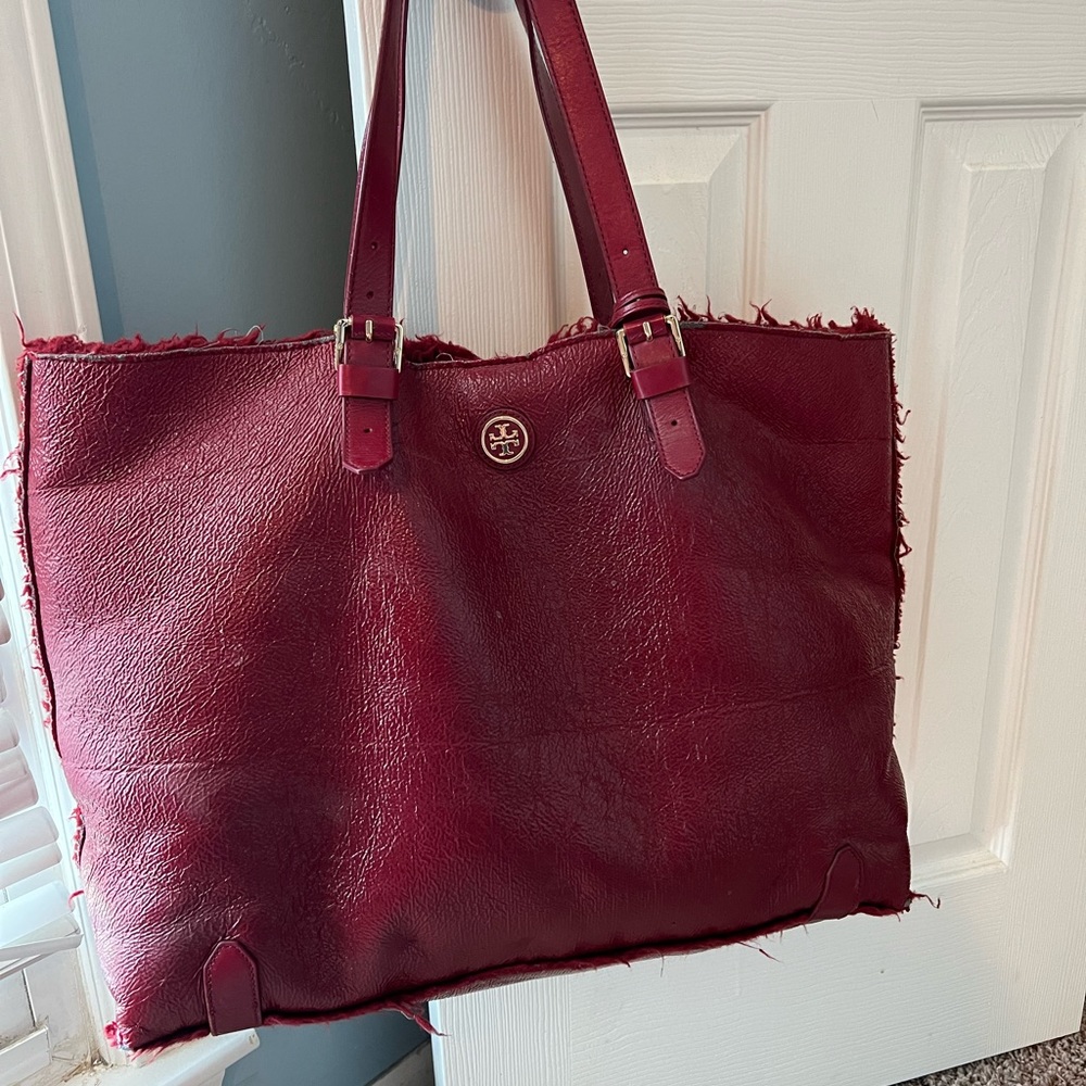 Fuzzy on the inside Tory Burch oversized bag